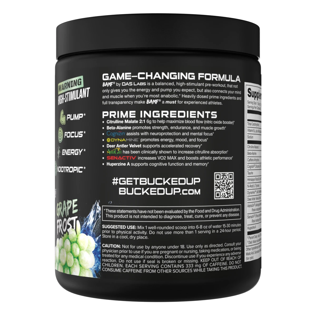 BAMF High Stimulant Nootropic Pre-Workout