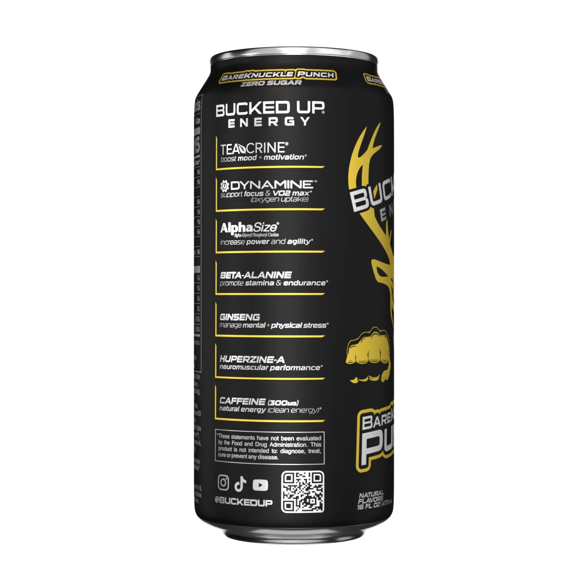 Bucked Up Energy (1 Case / 12 Cans)